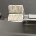 HillhutApex 2 Step Ladder, Lightweight Portable 2 Step Stool with Anti-Slip Wide Pedal, 330lbs Capacity Aluminum Ladder for Household,Office,Library(White)