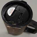 Elemental Insulated Coffee Mug - Triple-Wall Stainless Steel Summit Travel Cup for Hot and Cold Drinks - Thermal Coffee Mug with Lid and Handle for Camping, Office & Travel 16oz - Teakwood