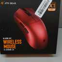 ATK Blazing Sky X1 V2 Wired Gaming Mouse, 54g Lightweight, PAW3950Ultra Sensor, Nordic 54L20 MCU, Optical Switches, New GEM 8K Dongle, Dual-Mode 2.4G/Wired (Extreme, Metallic Red)