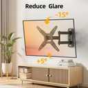 IWORKBOARD 32+ 40 inch Full Motion TV Wall Mount for 13-43" TVs & Monitor, 360 Rotating Small TV Mount Bracket, Articulating Swivel Tilting Extension, Max VESA 200x200mm, Single Studs, 55 lbs