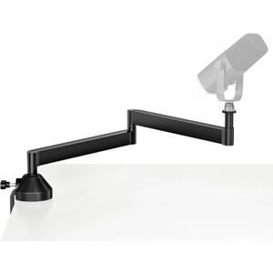 InnoGear Low Profile Mic Arm, 360 Rotatable Microphone Arm Stand Foldable Desk Mic Boom Arm for Fifine AM8 K669B Blue Yeti HyperX QuadCast SoloCast AT2020 and Other Mics (Black)