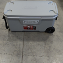 Coleman Classic Series Insulated Portable Wheeled Cooler, Leak-Resistant Outdoor Hard Cooler Keeps Ice up to 5 Days, 100-Quart (Rock Grey)
