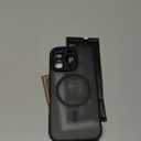 Designed for iPhone 16 Pro Case, Compatible with MagSafe, with Privacy Screen Protectors X2, [Camera Protection] [15FT Military Drop Protection] Shockproof Phone Case, 2024, Black