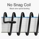 Oxford 1 Subject Spiral Notebook, Notebook for School, Plastic Covers, Back to School Supplies, College Ruled, 100 Sheets, 5 Pack, Assorted Primary Colors: Black, Blue, Red, Green and Yellow (1009289)