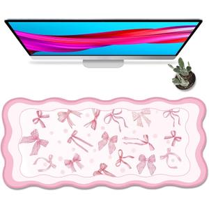 Galdas Gaming Mouse Pad XXL Large Long Extended Big Mousepad Non-Slip Rubber Keyboard Desk Mat with Stitched Edges for Laptop Home Office 35.4 * 15.7