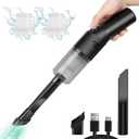 Auloea Portable Mini Car Vacuum Cleaner, High Power Cordless(400g) Handheld Rechargeable Vacuum Cleaner for Desk V06