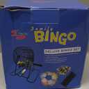 Yuanhe Deluxe Bingo Game Set-Includes Metal Cage,500 Colorful Bingo Chips,100 Bingo Cards,75 Colored Balls,Plastic Masterboard,Great for Large Groups,Parties
