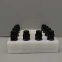 InnoGear Aromatherapy Diffuser & 10 Essential Oils Set, 400ml Diffuser Ultrasonic Diffuser Cool Mist Humidifier with 4 Timers 7 Colors Light Waterless Auto Off for Valentine's Gift, Dark Wood Grain