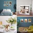 Giftgarden 12 Pack 3.5x5 Picture Frame White, 3.5 by 5 Photo Frames Bulk for Desktop Display or Wall Mount