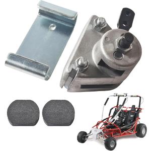 Go Kart Mechanical Disc Brake Caliper & Bracket Kit for 9598 9597 Yerf-Dog Murray Carter ASW Bristers Thunder Airheart MB-1 Predator 212cc 196cc 6.5hp GX160 Go Cart Parts