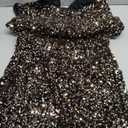 City Chic Women's Plus Size Sequin Party Dress (Gold)