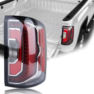 LED Tail Light Rear Lamp Assembly Compatible with 2016-2018 GMC Sierra 1500/GMC Sierra 1500 Denali Right Passenger Side 84233588 84365931 GM2801295