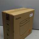 JOYBOS Trash Can with Lid, 2.6 Gallons/9.2 Qt Garbage Can with Press Top, Small Trash Can Dog Proof, Plastic Trash Bin, Waste Basket for Rv Bathroom Kitchen Bedroom Office White