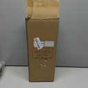 MyGift Wooden Wine Gift Box, Whiskey Box with Locking Latch & Leather Straps, for Christmas, Wedding Champagne, Beer,Vintage Rustic Brown, 14x5x5 Inches