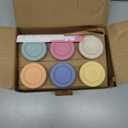 Elk and Friends 4oz Borosilicate Glass Baby Food Storage Jars with Silicone Lid | Strong Glass | Set of 6 | Microwave, Oven & Dishwasher Safe | Infant and Babies