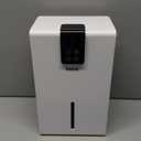 Dehumidifier, Dehumidifiers for Home, 98 OZ Water Tank, (1000 sq.ft) Quiet Dehumidifier for Basement Bathroom Bedroom with Humidity Display, Auto Shut Off, Relaxing 7 Color Ambient Light, Creamwhite