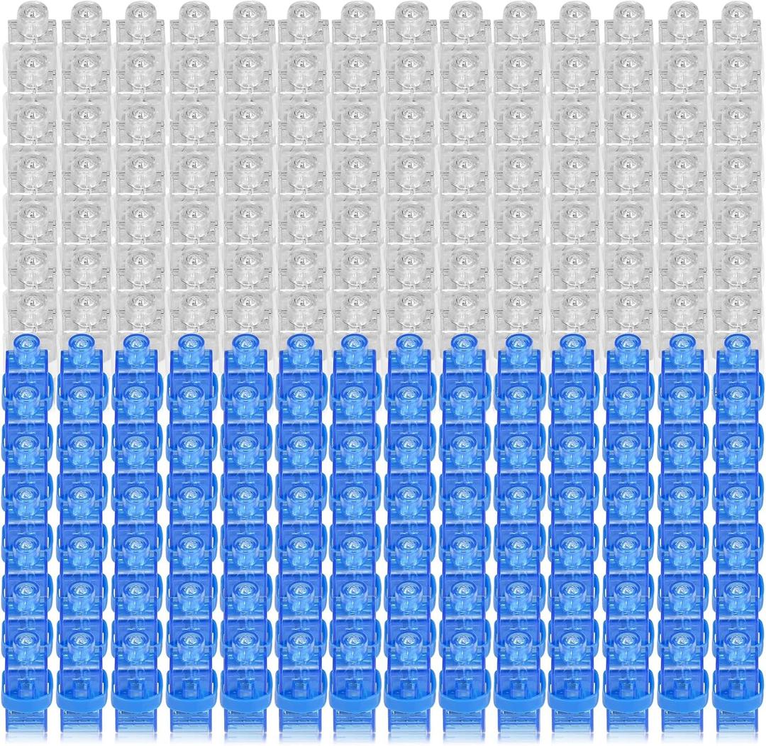 Finger Lights, 100PCS Finger Flashlights for Kids Bulk, Light up Toy | White and Blue, Over 48 Hours, Safe for Kids, Bright, Party Favors Supplies for Classroom Prizes Trick or Treating Goodie Bag