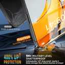 Unbreak Top 9H+ Glass for iPhone 16 pro Screen Protector 12FT Military Armor Shatterproof + Longest Durable, 1:1 Full-Coverage Tempered Glass, Auto-Align Fit Bubble-free, 2-Pack (HD clear)