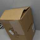 White Ceramic Vase - Large 11.8 Inch Tall Floor Vase for Centerpieces, Farmhouse Flower Vases, Rustic Minimalist Home Decor for Living Room, Enterway, Wedding (Sandstone White)