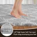 Sour Lemon Area Rugs 9x12 Living Room, Large Area Rug Shag Shaggy Carpet Soft Plush Furry Bedside Rug, Machine Washable Area Rugs for Bedroom Kids Girls Boys Home Decor Anti Slip