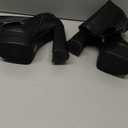 wetkiss Platform Knee High Boots Women Chunky Heel Gogo Boots with Full Side Zipper-Stretchy Party Festival Boots for Cosplay, Costume, Halloween & Costume Events-Not for Wide Calf (7, Black)