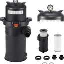 VEVOR 2025 Pro Pool Cartridge Filter System 150 sqft, Pool Filter for Inground & Above Ground Pools, Compatible W/Pumps 2.5HP~3HP | Up to 8136 GPH Max Flow, Pool Filters for Pools Up to 34342 Gallons
