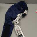 JOBYNA Heating Pad for Neck, Hands-Free Electric Heated Neck Wrap for Pain Relief, 29"8'' Neck Heat Pad with 8.53ft Power Cord, Auto Shut Off,Size/Temperature/Time AdjustableNavy