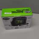 Slime 40088 Tire Inflator, Portable Car Air Compressor, Inflate Right automatic shut off, with Digital 99 psi Display, Long Hose and LED Light, 12V, 6 min inflation (Compact)