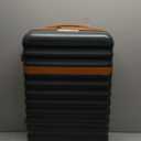 Kono Medium Sized Checked Luggage, 24 Inch Expandable with Spinner Wheels, TSA Lock, ABS + PC Lightweight Travel Suitcase with Larger Capacity and Lighter Weight, Grey Brown