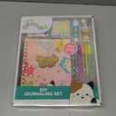 Squishmallows Original DIY Journaling Set, Journaling Kit with Gel Pens, Stickers, Sticky Notes, and Gems, Scrapbook for Kids, Cute Stationary Set, Notebook for Girls, Diary for Girls Ages 8-12
