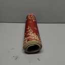 Artoid Mode Holly Pine Branches Leaves Merry Christmas Kitchen Mats Set of 2, Winter Decor Low-Profile Kitchen Rugs for Floor - 17x29 and 17x47 Inch (Red)