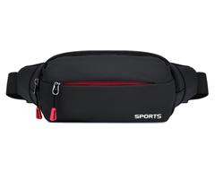 FGen Small Waterproof Waist Bag Unisex Waterproof Waist Bag Large Capacity Minimalist Casual Waist Bag for Daily Walking Running Jogging Hiking (A)