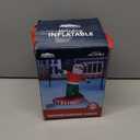 JOIEDOMI 6FT Tall Christmas Inflatables Outdoor Decorations, Inflatable Snowboarding Santa, Blow Up Yard Decoration with Build-in LED for Xmas Party Outdoor, Yard, Garden, Lawn Decor