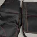 Car Seat Protector, Large Auto Protector for Child Seats with Thickest Padding and Non-Slip Backing Mesh Pockets for SUV, Sedan, Truck, Leather and Fabric - Black (1PS)