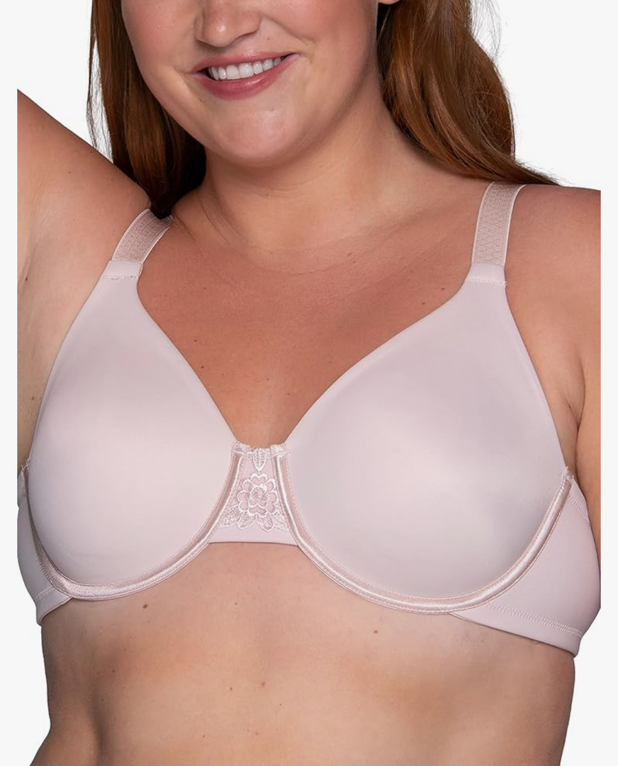 Vanity Fair Women's Beauty Back Smoothing Minimizer Bra, Minimizes Bust Line up to 1.5", Non Padded Cups up to H, size 46DDD