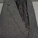 Retro Tweed 3 Piece Men's Suit,Vintage Herringbone Suit for Men's Wedding Prom Business Formal Casual Blazer Vest Pants Set (Medium, Grey)