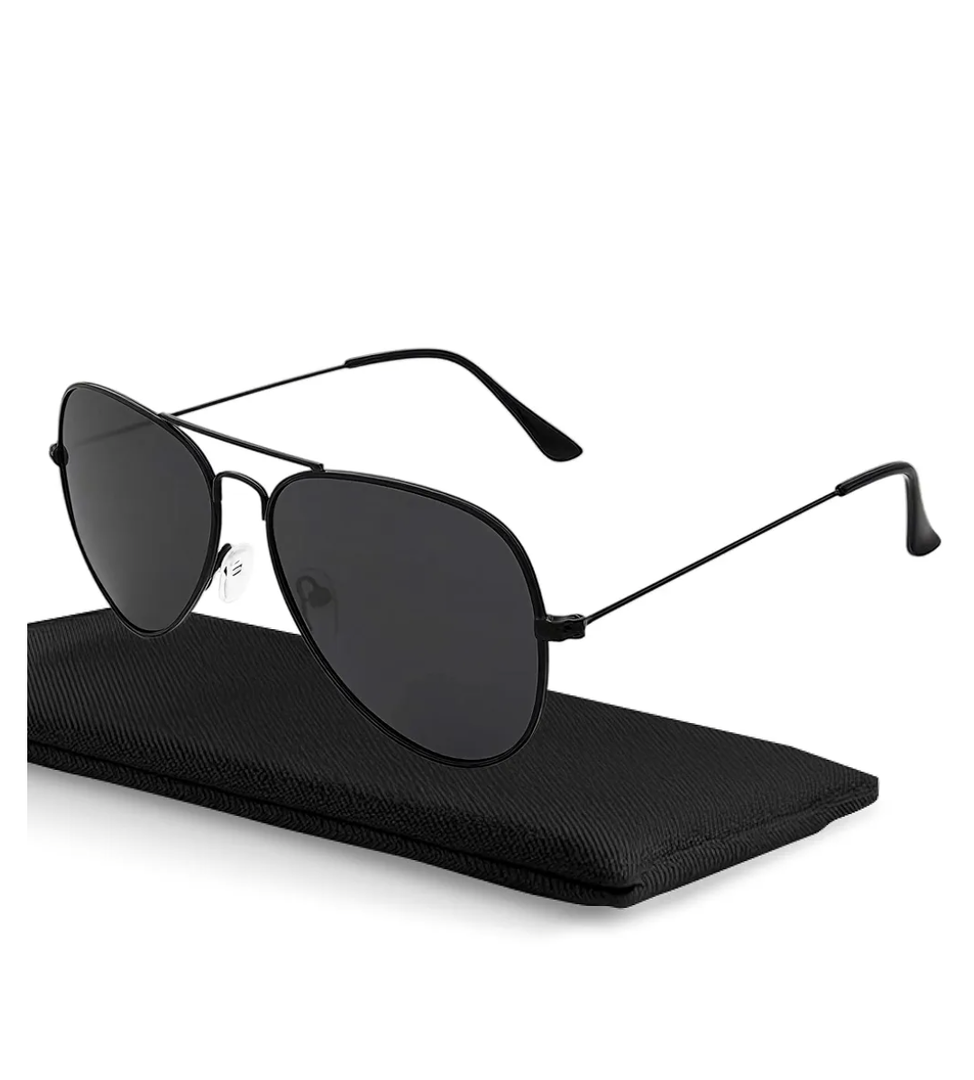 livho Sunglasses for Men Women Aviator Polarized Metal Mirror UV 400 Lens Protection
