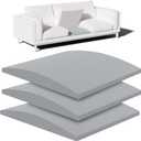 Couch Cushion Support, Sofa Cushion Support for Sagging Couch Seat, 20x20x3.15in, Couch Replacement Insert, High Density Foam Furniture Seat Sagging Repair, Trapezoid 40D, Grey Set of 3