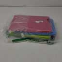 4 Pieces Clipboard with Storage Plastic Storage Clipboard Nursing Foldable Clip Board with Low Profile Clip for Student Teacher Nurse Employee, 9. 5 x 13. 5 Inch (Black, Blue, Green, Rose Red)
