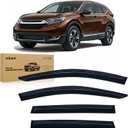 Nilight Window Rain Guards for Honda CR-V(CRV) 2017 2018 2019 2020 2021 2022, Window Wind Deflectors Vent Visors, Tape on-4PCS