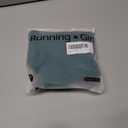 RUNNING GIRL Sports Bras for Women, Medium-High Impact Running Strappy Sports Bra with Removable Pads (Green, L)