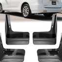 Mud Flaps for Trucks Compatible with Toyota Sienna 2018-2020 Heavy Duty Mud Guards Splash Guards No Drill Required All-Weather Protection (Set of 4)