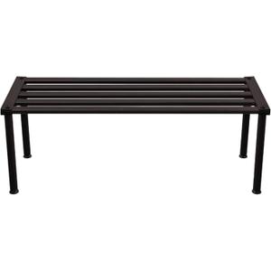 Metal Plant Stand, Rust-proof Aluminum Display Rack, Plants Display Stands Decoration Racks for Living Room Garden Balcony Patio (Ebony, 31.5Inch Tall Leg)