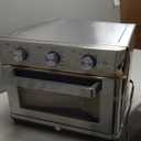 GE Mechanical Air Fryer Toaster Oven + Accessory Set | Convection Toaster with 7 Cook Modes | Large Capacity Oven - Fits 12" Pizza | Countertop Kitchen Essentials | Stainless Steel