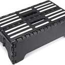 5 Inch Folding Step Stool with Non-Slip Mat. Made of Incombustible Plastic, Can Withstand Over 250 Pounds. Collapsible Step Suitable for Kitchen, Bathroom, Bedroom, Camping, Travel ect