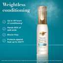 OGX Smooth Emulsion + Argan Oil Conditioning Hair Mist, Damage Repair Spray with Ceramides for 4x Smoother Hair* for up to 48 Hours Without the Weight, 450F Heat Protection, 6.5 fl. oz