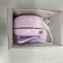 Portable Clip-On Fan, Mini USB Rechargeable 360 Rotatable Fan, 3-Speed Silent Mini Bladeless Fans (Purple)