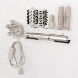 Affogato Wall Mount Holder Compatible with Shark FlexStyle, Acrylic Wall Mounted Organizer for Storage Attachments, Rack with Cord Hanger for Accessories Curlers Brushes Diffuser