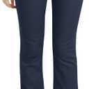 Dickies womens Juniors Plus Size Slim Straight Stretch Pant (7, Dark Navy)