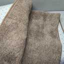 5x8 Area Rugs for Living Room, Soft Modern Memory Foam Bedroom Rug Washable Indoor Rug Low Pile Minimalist Non-Slip Carpet Big Rugs for Kids Nursery Room Home Decor Brown and White